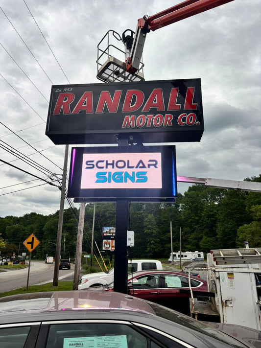 94”X141”, 2 SIDED, PRO SERIES, 10mm, OUTDOOR LED SIGN