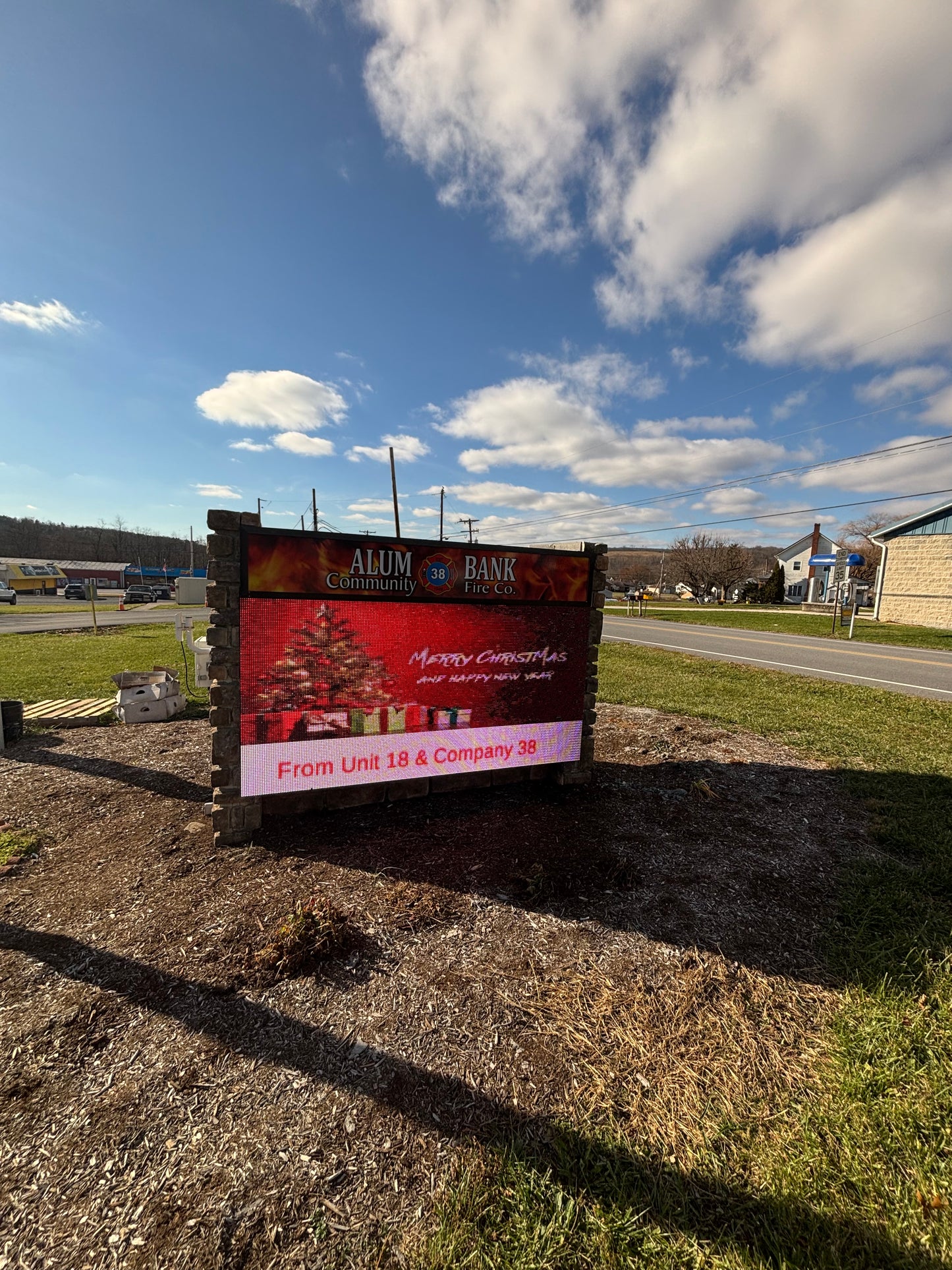 75.5"X113.75", 1 SIDED, CROSSFIRE 6MM, OUTDOOR LED SIGN