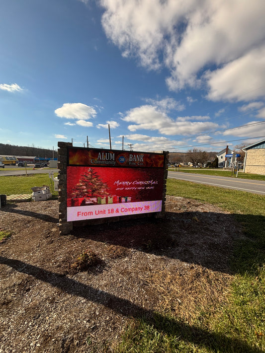 75.5"X113.75", 1 SIDED, CROSSFIRE 6MM, OUTDOOR LED SIGN