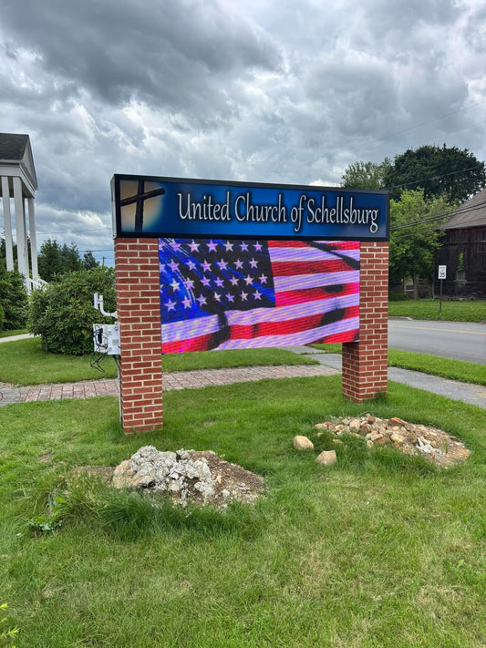 37.75"X113.75", 2 SIDED, CROSSFIRE 6MM, OUTDOOR LED SIGN