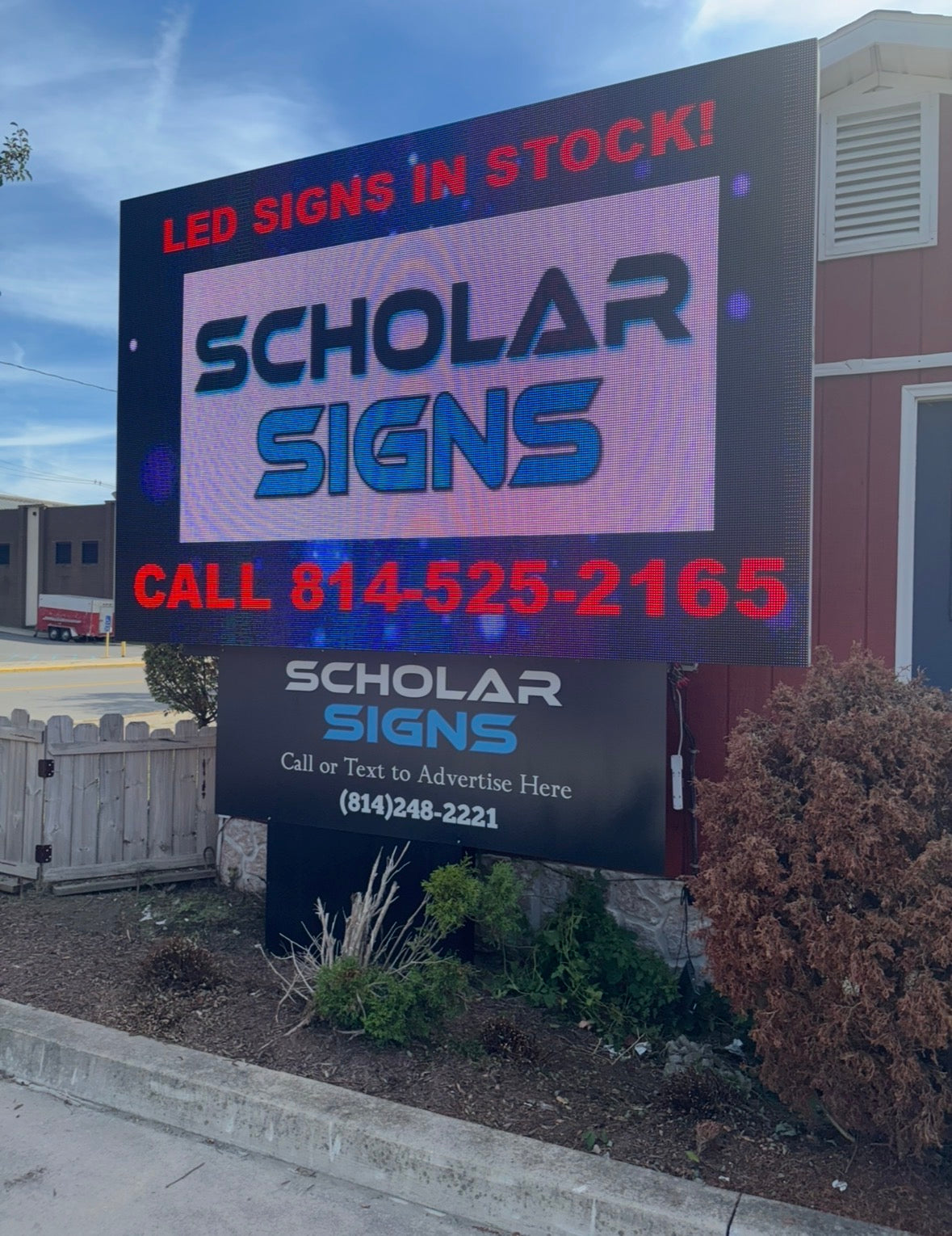 94”X141”, 2 SIDED, PRO SERIES 6mm OUTDOOR LED SIGN