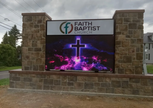 47"X141", 2 SIDED, 6MM, OUTDOOR LED SIGN