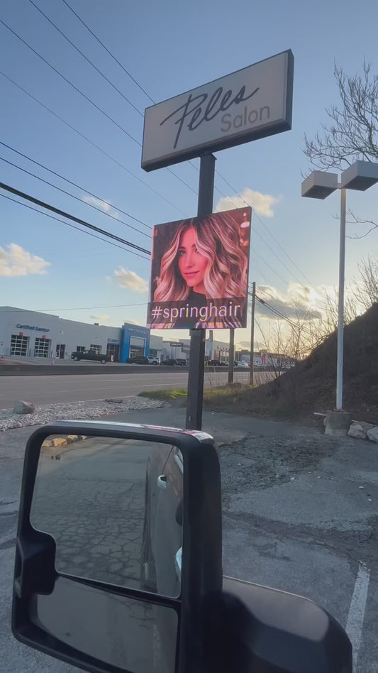 94”X94”, 1 SIDED, PRO SERIES, 10mm, OUTDOOR LED SIGN